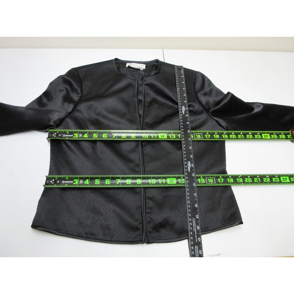 Worth New York Blazer Set Womens Size 10 Silk Jacket Corset Top Office Career - Picture 12 of 15